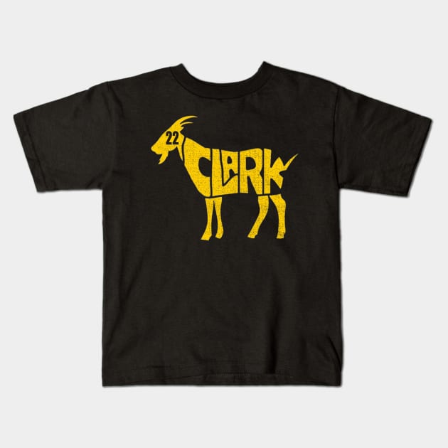 Caitlin Clark 22 Goat - Vintage Kids T-Shirt by Quikerart